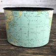 画像5: Vintage World Map Trash Can (S205)