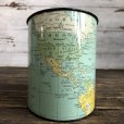 画像3: Vintage World Map Trash Can (S205)