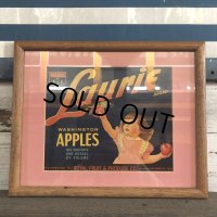 Vintage Wood Box Label Washinton Apples (S206) 