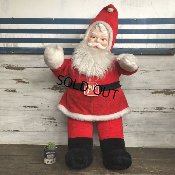 画像1: Vintage 7UP Santa Claus Big Size Doll (S222)