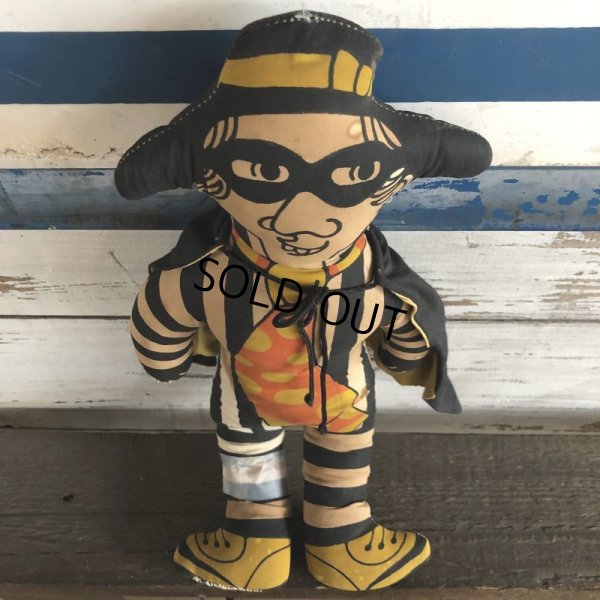 画像6: 【SALE】 70s Vintage McDonald's Pillow Doll HAMBURGLAR (S230)