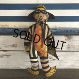 【SALE】 70s Vintage McDonald's Pillow Doll HAMBURGLAR (S230)