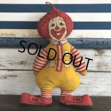 70s Vintage McDonald's Pillow Doll RONALD (S229)
