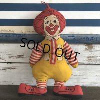 70s Vintage McDonald's Pillow Doll RONALD (S229)