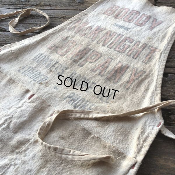 画像4: Vintage Advertising Work Apron BUDDY McKNIGHT COMPANY (S232)