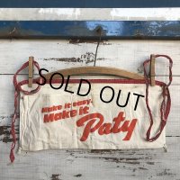 Vintage Advertising Work Apron Paty (S235)