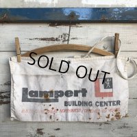Vintage Advertising Work Apron Lampert BUILDING CENTER (S234)