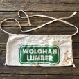 画像2: Vintage Advertising Work Apron WOLOHAN LUMBER (S241) (2)