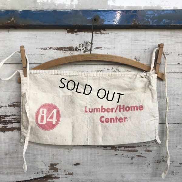 画像1: Vintage Advertising Work Apron 84 Lumber / Home center (S238)