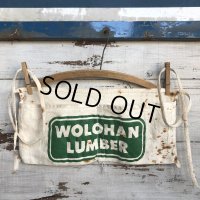 Vintage Advertising Work Apron WOLOHAN LUMBER (S241)