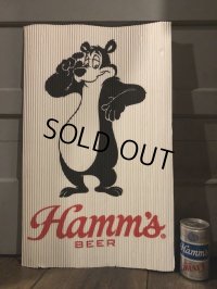 Vintage Hamm's Bear Poster Sign (S246)