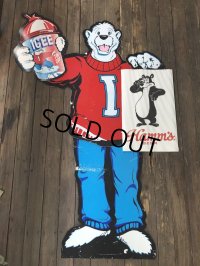 Vintage ICEE Polar Bear Giant Store Display Panel 165cm (S247)