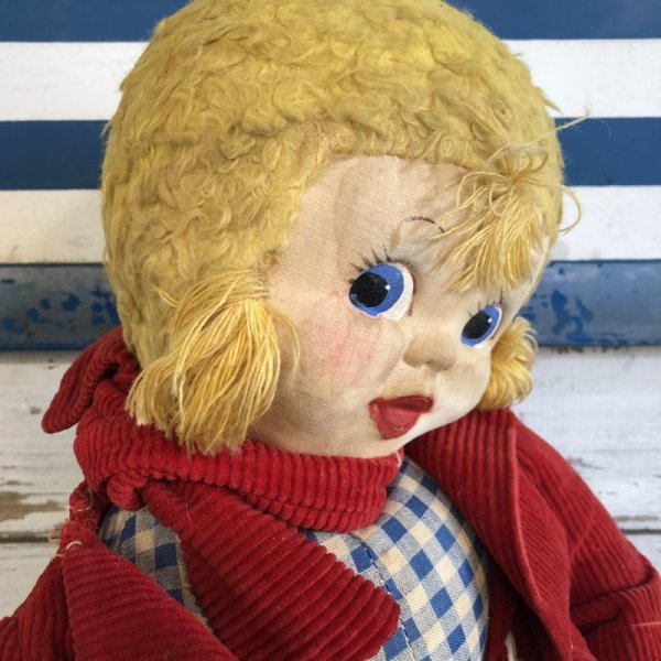 画像8: Vintage Fili Dolligund Gund Girl Doll (S251)
