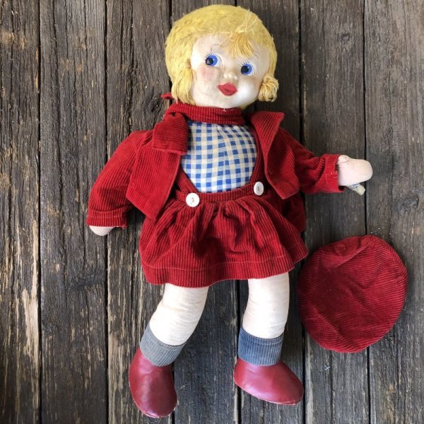 画像4: Vintage Fili Dolligund Gund Girl Doll (S251)