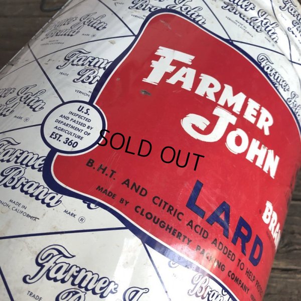 画像6: Vintage Farmer John Brand Lard Tin 50MLB (S254)