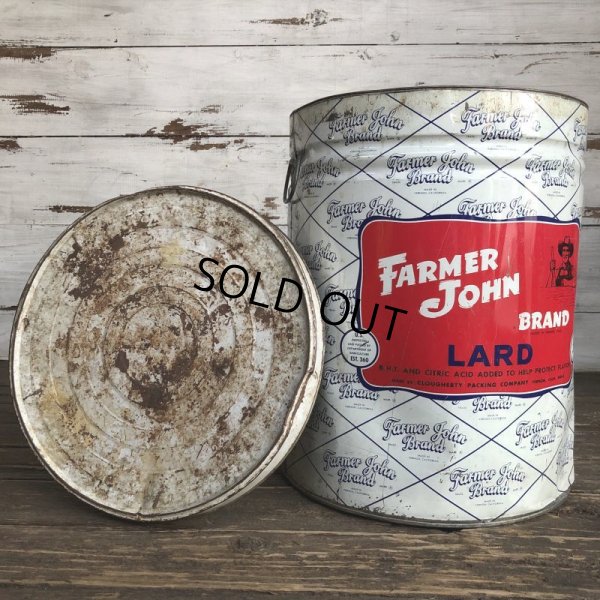 画像10: Vintage Farmer John Brand Lard Tin 50MLB (S254)