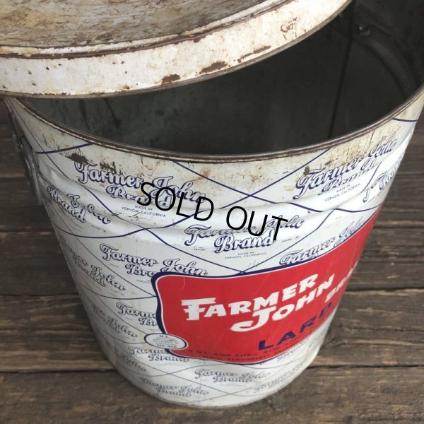 画像9: Vintage Farmer John Brand Lard Tin 50MLB (S254)