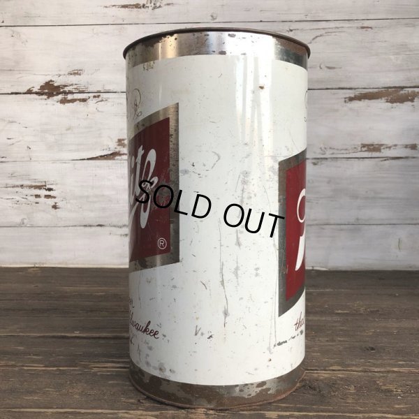 画像4: 60s Vintage Schlitz Beer Tin Trash Waste Can (S256)