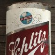 画像8: 60s Vintage Schlitz Beer Tin Trash Waste Can (S256)