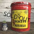 Vintage Old Style Dutch Buckeye Pretzel Tin (S253)