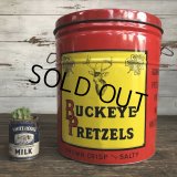 Vintage Old Style Dutch Buckeye Pretzel Tin (S253)