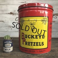 Vintage Old Style Dutch Buckeye Pretzel Tin (S253)