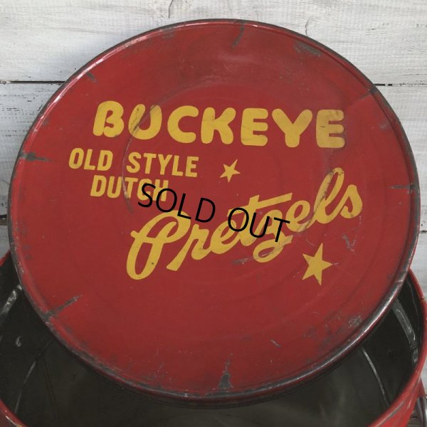 画像6: Vintage Old Style Dutch Buckeye Pretzel Tin (S253)