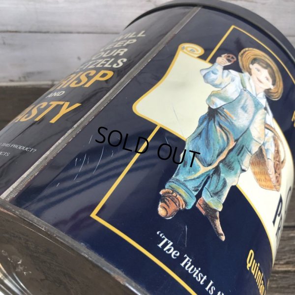 画像10: Vintage Quinlan's Pretzel Company Tin Can 48 oz (S255)