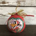 90s Vintage WB Daffy Duck Christmas Ball Ornament (S270)