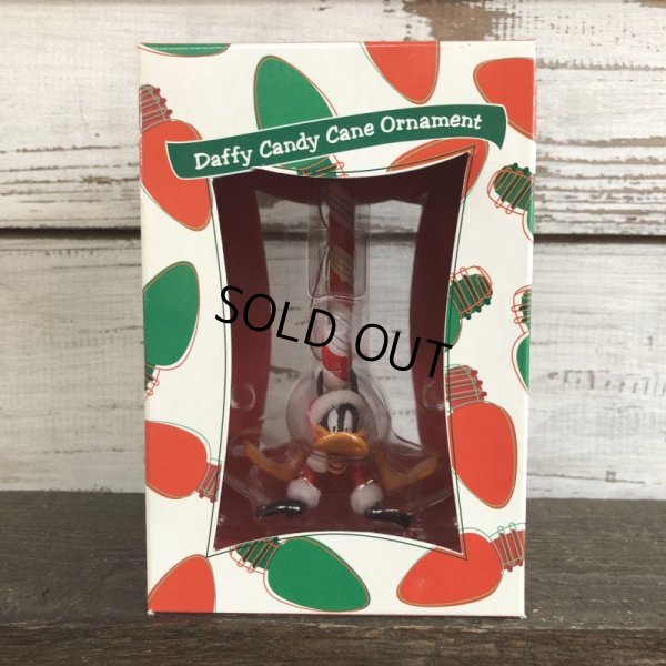 画像1: 90s Vintage WB Daffy Duck Candy Cane Ornament (S260)