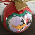 画像8: 90s Vintage WB Daffy Duck Christmas Ball Ornament (S270)
