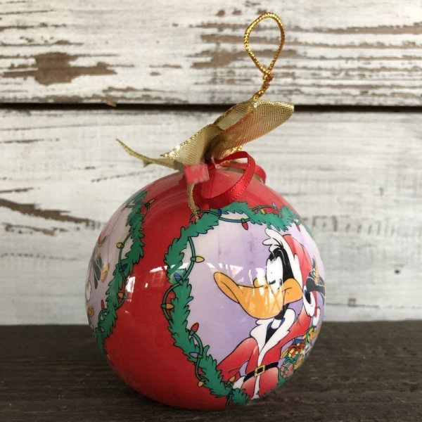 画像2: 90s Vintage WB Daffy Duck Christmas Ball Ornament (S270)