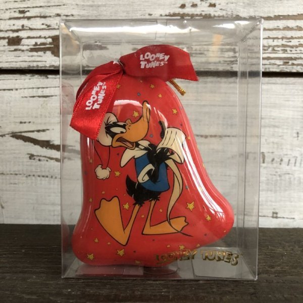 画像1: 90s Vintage WB Daffy Duck Christmas Ball Ornament (S271)