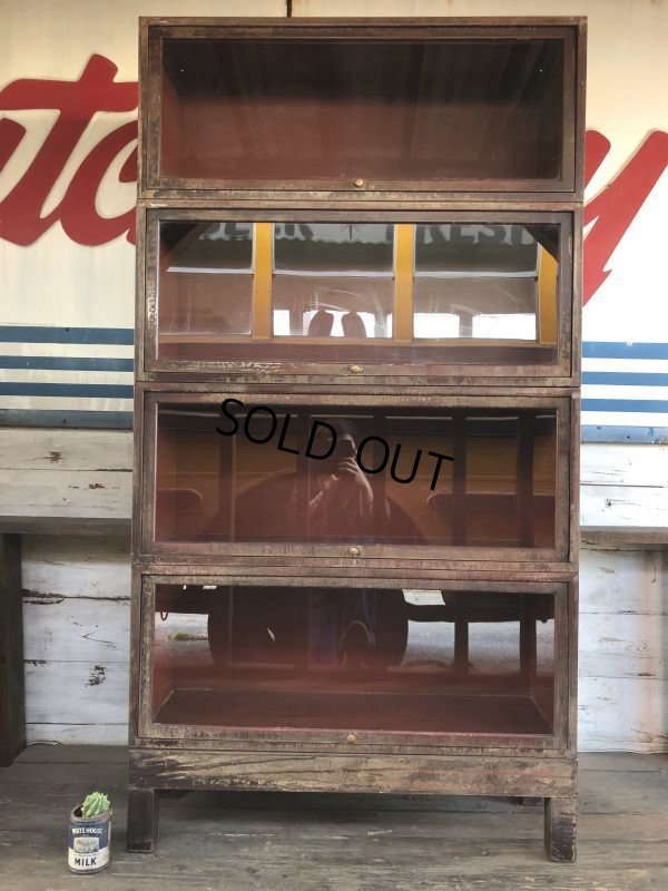 画像7: Vintage 4 Section Metal Bookshelf (S275)