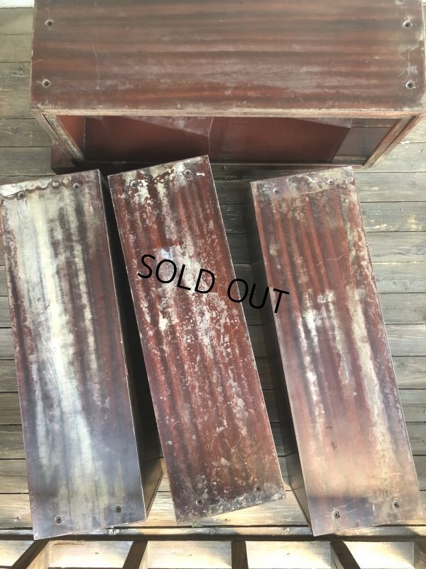 画像16: Vintage 4 Section Metal Bookshelf (S275)