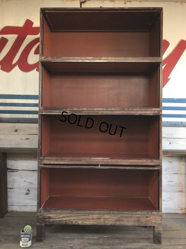 画像6: Vintage 4 Section Metal Bookshelf (S275)
