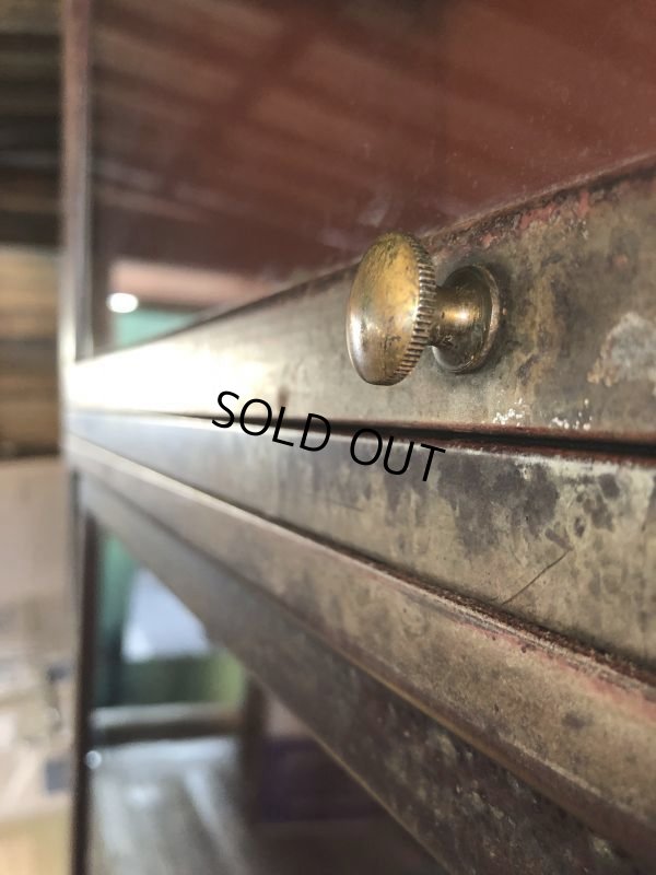 画像3: Vintage 4 Section Metal Bookshelf (S275)