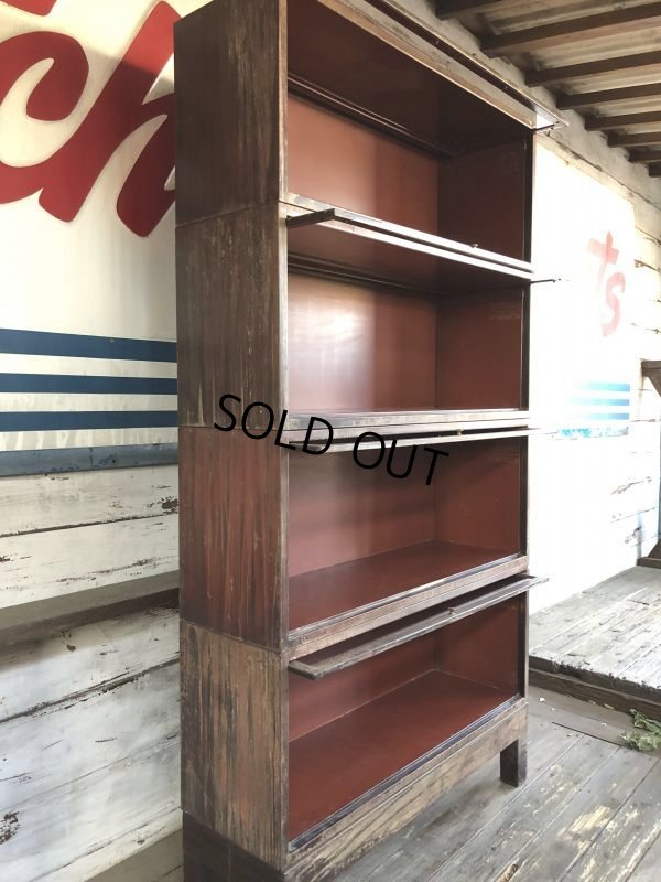 画像9: Vintage 4 Section Metal Bookshelf (S275)
