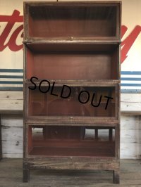 Vintage 4 Section Metal Bookshelf (S275)