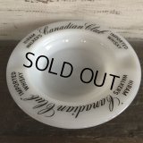 60s Vintage Liquor Advetising Ashtray Canadian club Whisky (S261)