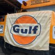 画像2: Vintage GULF Flag Advertising Sign (S276)   (2)