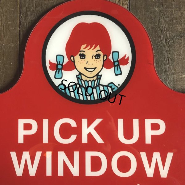 画像6: Vintage Original Wendy's PICK UP Sign (S277)