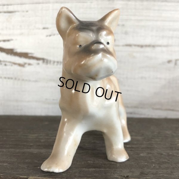 画像9: Vintage French Bulldog Ceramic Statue  (S280)
