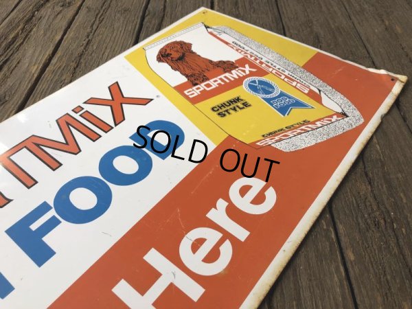 画像4: Vintage SPORTSMIX Dog Food Store Display Sign (S278)