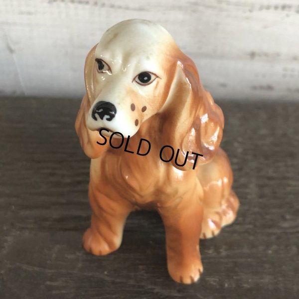 画像7: Vintage Dog American Cocker Spaniel Ceramic Statue  (S283)