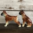 画像2: Vintage Dog Ceramic Statue Set (S285) (2)