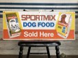 画像1: Vintage SPORTSMIX Dog Food Store Display Sign (S278)  (1)