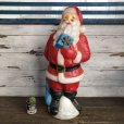 画像1: Vintage Santa Claus Lamp 85cm (S290) (1)