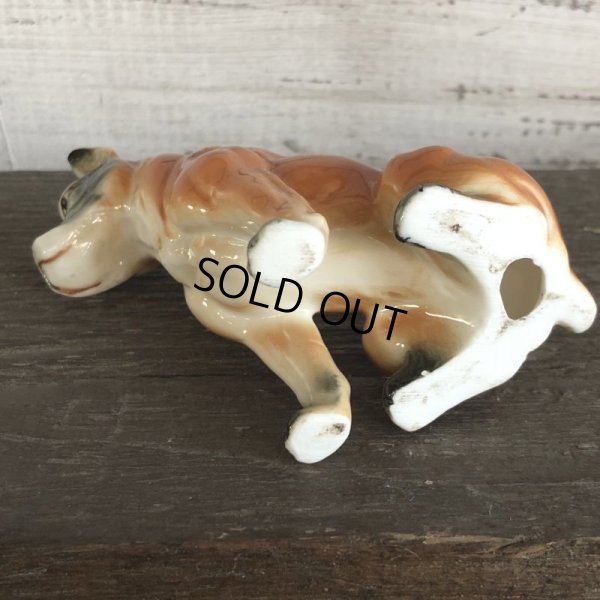 画像9: Vintage Dog Boxer Ceramic Statue  (S282)