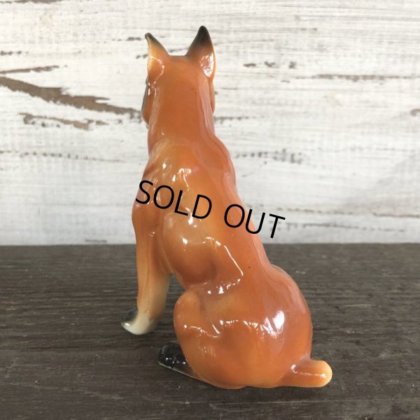 画像7: Vintage Dog Boxer Ceramic Statue  (S282)